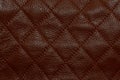 Brown leather pattern Royalty Free Stock Photo