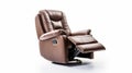 High Quality Leather Sofa Recliner On White Background Royalty Free Stock Photo