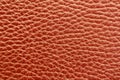 Brown leather texture macro closeup Royalty Free Stock Photo