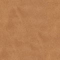 Brown leather texture on macro. Seamless square background, tile ready. Royalty Free Stock Photo