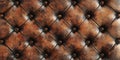 Brown Leather Texture: Tufted Upholstery Background Royalty Free Stock Photo