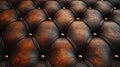 Brown leather upholstery texture background Royalty Free Stock Photo