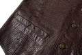 Brown leather waistcoat Royalty Free Stock Photo