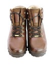 Brown Leather Walking Boots