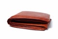 Brown leather wallet