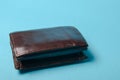 brown leather wallet Royalty Free Stock Photo