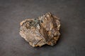 Brown limonite on black gemstone gem jewel mineral precious stone