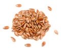 Brown Linseeds Macro