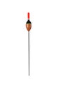 Brown long drop-shaped float with a red fishing antenna with fishing rod, fishing accessories fishing accessories white background Royalty Free Stock Photo