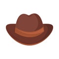 brown male hat