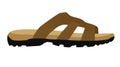 Brown male sandal