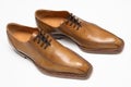 Brown male shoes