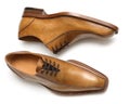 Brown male shoes