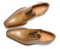 Brown male shoes