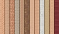 Brown Masonry samples Royalty Free Stock Photo