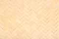 Brown Mat Traditional handicraft bamboo weave texture background Royalty Free Stock Photo