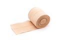 Brown Medical Elastic Bandage Roll Royalty Free Stock Photo