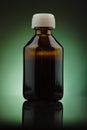 Brown medicine bottle