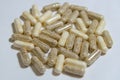 Brown medicine capsules