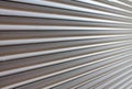 Brown metal shutter door as a pattern