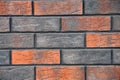 Brown mottled decorative brick wall for background