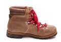 Brown mountain boots Royalty Free Stock Photo