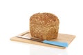 Multigrain bread on board Royalty Free Stock Photo