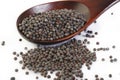 Brown mustard seeds Royalty Free Stock Photo