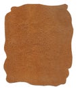 Brown natural leather texture closeup Royalty Free Stock Photo