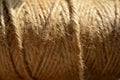 Brown natural twine background texture