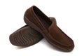 Brown new moccasins