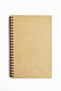 Brown notebook isolated Royalty Free Stock Photo