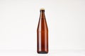 Brown NRW beer bottle 500ml mock up.