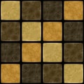 Brown ocher black glossy pattern imitating floor paving