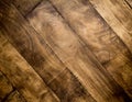 Brown Old grunge dark textured wooden background surface Royalty Free Stock Photo