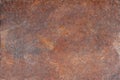 Brown old rusted corroded metal or steel sheet Royalty Free Stock Photo