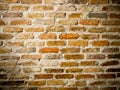 Brown and orange old brick wall texture. Grunge background Royalty Free Stock Photo