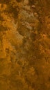 Brown and orange winter background. Vertical tinted grainy mobile phone wallpaper. Surface of ice crystals close-up. Impressive