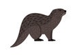 Brown otter icon