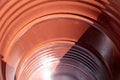 Brown paint in a barrel Royalty Free Stock Photo