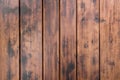 Brown painted natural wood with grains for background, banner and texture. Royalty Free Stock Photo