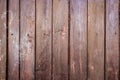 Brown painted natural wood with grains for background and texture. Royalty Free Stock Photo