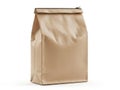 Brown paper bag isolated on white background Royalty Free Stock Photo
