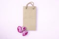 brown paper bag template mockup