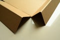 brown paper box texture background Royalty Free Stock Photo