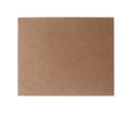 Brown paper envelope isolated on white. Mail service