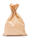 Brown paper lunch bag Royalty Free Stock Photo