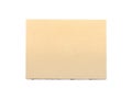 Brown paper notepad.