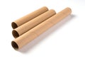 Brown paper rolls Royalty Free Stock Photo