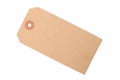 Brown paper tag